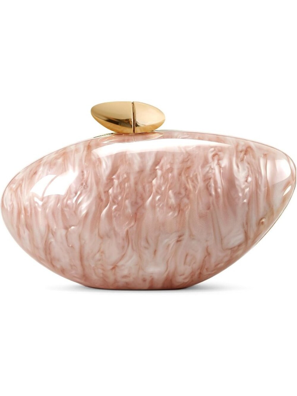 Women Light Pink Stylish Acrylic Clutch with Chain Purse Formal Trendy Bag